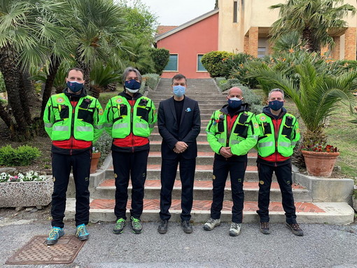 Il Direttore Generale della Asl1 Silvio Falco incontra il Soccorso Alpino ligure