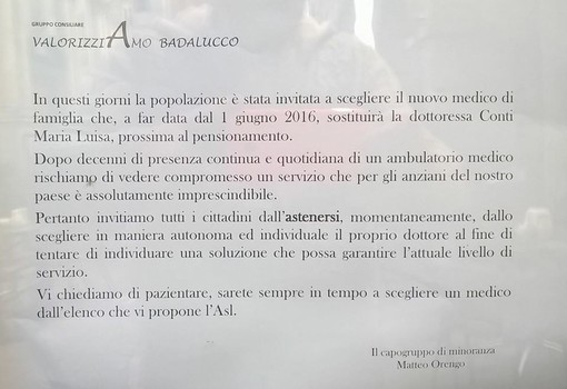 Il volantino 'incriminato'