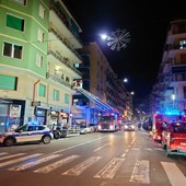 Sanremo, perdita d'acqua: sopralluogo dei vigili del fuoco (Foto)