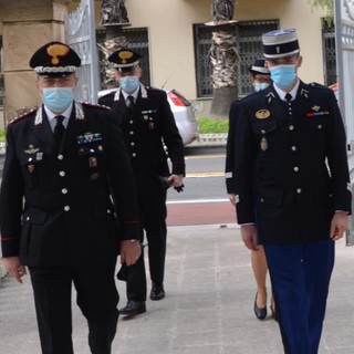 Imperia, la Gendarmerie Nationale al comando provinciale dei Carabinieri (foto)