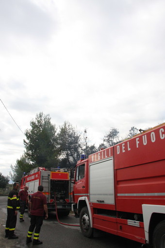 Ospedaletti: perdita di gas da un tubo in strada, intervento dei Vigili del Fuoco