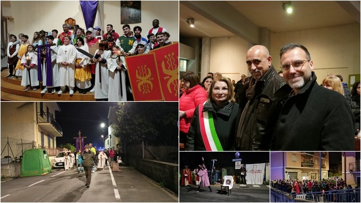 Via Crucis a Vallecrosia, processione animata da Maria Ausiliatrice a San Rocco (Foto e video)