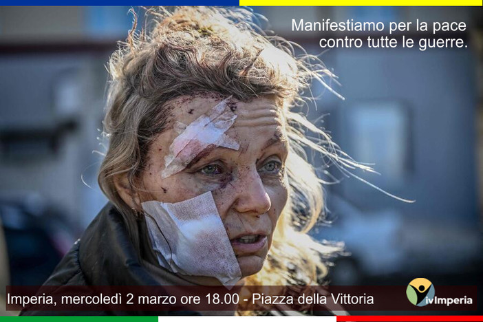 Il gruppo indipendente Facebook ‘VivImperia’ si unisce domani alla manifestazione contro la guerra