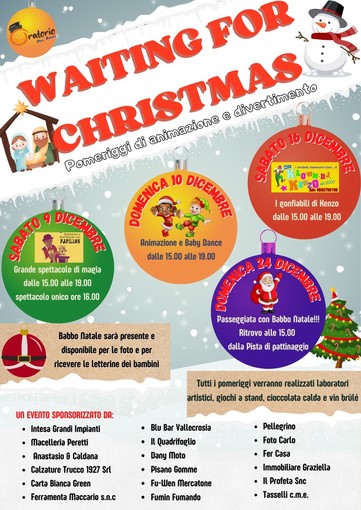 Vallecrosia: tanti giochi e ricchi premi oggi pomeriggio al villaggio di Natale dell'oratorio Don Bosco