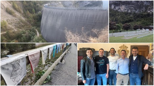 Delegazione di Badalucco in visita nei luoghi della tragedia del Vajont, &quot;A novembre ospiteremo il sindaco di Longarone&quot;