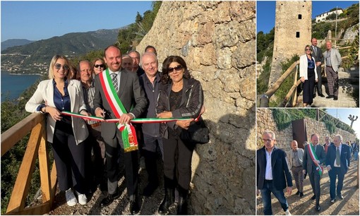 Riqualificato sentiero trascurato da anni, Ventimiglia inaugura la via Iulia Augusta (Foto e video)