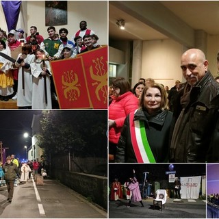 Via Crucis a Vallecrosia, processione animata da Maria Ausiliatrice a San Rocco (Foto e video)