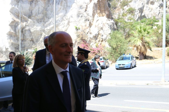 Franco Gabrielli in visita al confine di Ventimiglia
