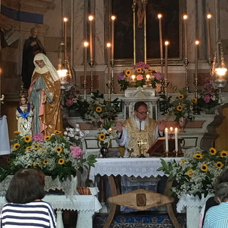 Triora: il vescovo monsignor Antonio Suetta ai festeggiamenti della Natività di Maria Santissima a Creppo
