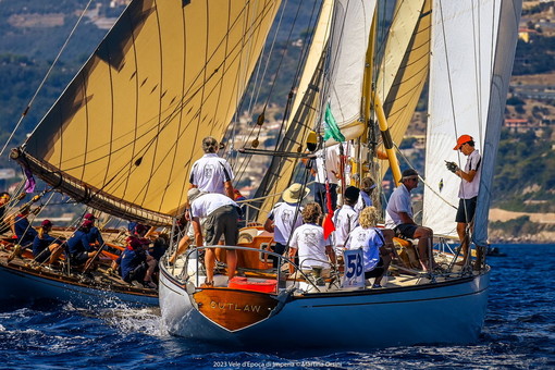 Anche le imbarcazioni sanremese di sloop 'Turnasi' hanno partecipato alle Vele d'Epoca di Imperia