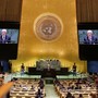 Abbas all'Onu: &quot;Stop genocidio, basta inviare armi a Israele&quot;