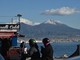 Maltempo Campania, torna la neve sul Vesuvio. Capri isolata