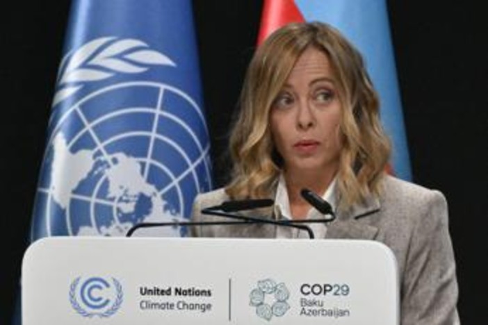 Meloni alla Cop29: &quot;Proteggere ambiente con approccio pragmatico e non ideologico&quot;