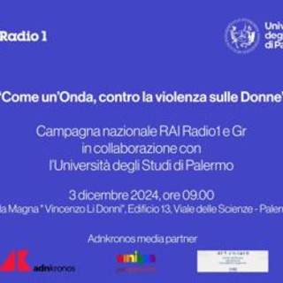 Violenza su donne: a Palermo 'l'onda' di Rai Radio1 e GR, Adnkronos media partner